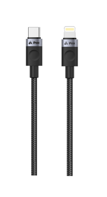 Kabel iPEAX 90010106 USB-C/Lightning 1,5 m černý