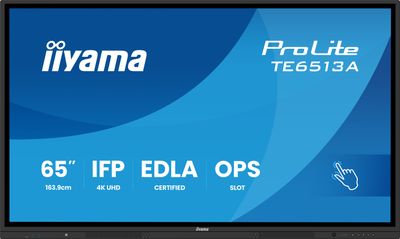 65" iiyama TE6513A-B2AG:IPS,4K,40P,EDLA