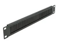 193 Cable Management Brush Strip 1U blac