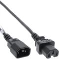 INLINE Síťový prodlužovací kabel C14-C15 2m