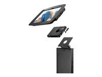 Compulocks Galaxy Tab A8 10.5" Space Enclosure Brandable Floor Stand Plus Hub - Stojan - pro tablet - cerná - velikost obrazovky: 10.5" - podlahové provedení - pro Samsung Galaxy Tab A8