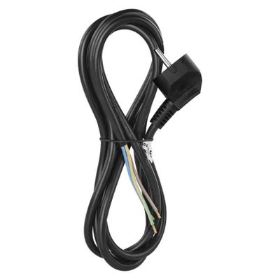 Flexo šňůra PVC 3x1,0mm 2m černá EMOS S18312