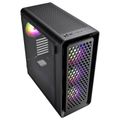 FORTRON CUT593P, PC Herní skříň, černá
