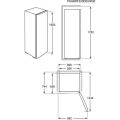 AEG Monoklimatická lednice RKB333E2DW