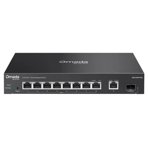 TP-Link ES210XPP-M2 Switch 8-Port Omada SND