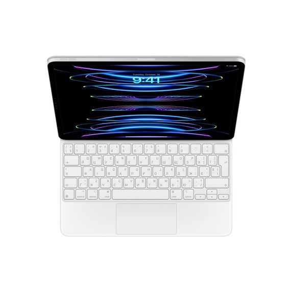 Magic Keyboard for 13" iPad Air (M2) -UA-White
