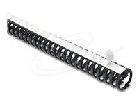 Delock - Kabelovod - flexible self-adhesive screwable - 50 cm - cerná