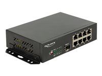 Delock - Prepínac - 8 x 10/100/1000 + 1 x SFP - desktop