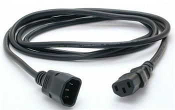 PremiumCord Prodlužovací kabel - síť 230V, IEC 320 C13 - C14, 0.5 m