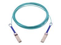 Kabel pro přímé připojení 100GBase-AOC - QSFP do QSFP - 10 m - 10 m - optické vlákno - neobsahuje halogen, Active Optical Cable (AOC)