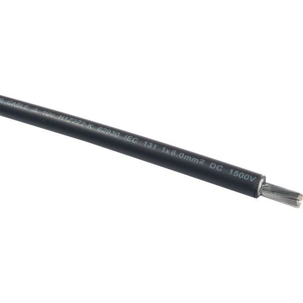 Solární kabel 6mm2, černý