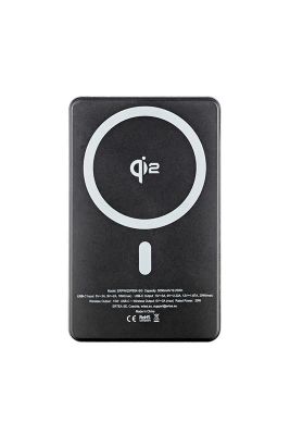 ER POWER Qi2 Dual PowerBank 5000mAh with USB-C - Space Gray