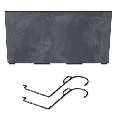Květináč URBI CASE BETON EFFECT W antracit 39,5cm