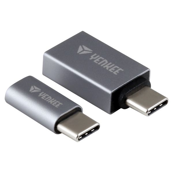 Adaptér YENKEE YTC 021 USB C na Micro USB, USB A