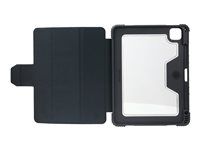 Pouzdro s klopou pro tablet - polykarbonát, termoplastický polyuretan (TPU), recyklovaný polyetylen - černá - 10.9" - pro Apple 10.9-inch iPad (10. generace)