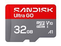 SanDisk Ultra GO - Pametová karta flash - 32 GB - A1 / UHS-I U1 / Class10 - microSDHC UHS-I