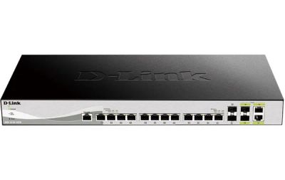 D-Link DXS-1210-16TC Smart Managed Switch, 12x 10G, 2x SFP+ & 2x Combo 10GBase-T/SFP+ ports