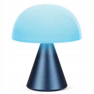 Lexon Mina M – tmavě modrá přenosná LED lampa