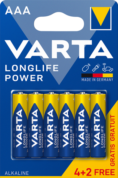 Varta HighEnergy AAA 4+2ks