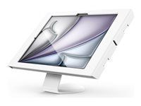 White - Montážní sada - odkrytá přední/zadní kamera a senzory - pro tablet - uzamykatelný - kovový rám, hliník s vysokou pevností - bílá - velikost obrazovky: 13" - na stůl, montáž na stěnu - pro Apple 13-inch iPad Air (M2, M3)
