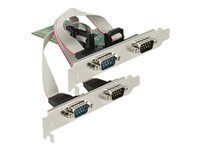 Sériový adaptér - PCIe 2.0 nízký profil - RS-232 x 4
