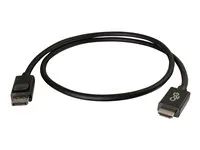 DP to HDMI Adapter Cable - M/M - Kabel adaptéru - DisplayPort s piny (male) do HDMI s piny (male) - 4.57 m - černá - podpora 1080p