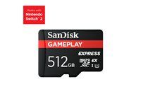 SanDisk GamePlay - Paměťová karta flash - 512 GB - UHS-I U3 - microSDXC UHS-I