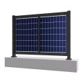 Konstrukce plotu pro 1 solární panel
