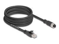 M12 Cable X-coded 8 pin female to RJ45 p