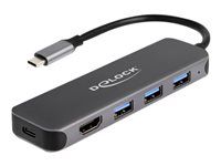 Rozbočovač - 3 x USB 3.2 Gen 1 + 1 x USB-C (napájení) + 1 x HDMI - desktop