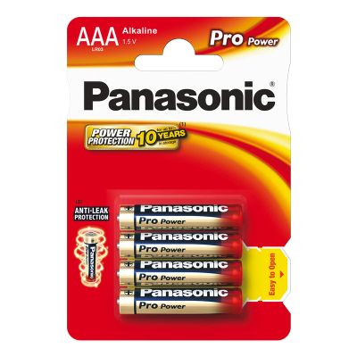 Baterie AAA (R03) alkalická PANASONIC Pro Power 4ks / blister
