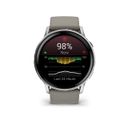 GARMIN VENU 4, Chytré hodinky, Silver + Gray 45