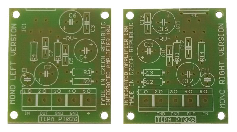 Deska plošných spojů TIPA PT026S Integrovaný zesilovač 2x10W