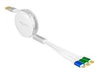 USB 3 in 1 Retractable Charging Cable Ty