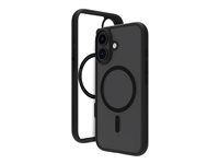 Zadní kryt pro mobilní telefon - kompatibilita s MagSafe - plast - černá - pro Apple iPhone 16 Plus