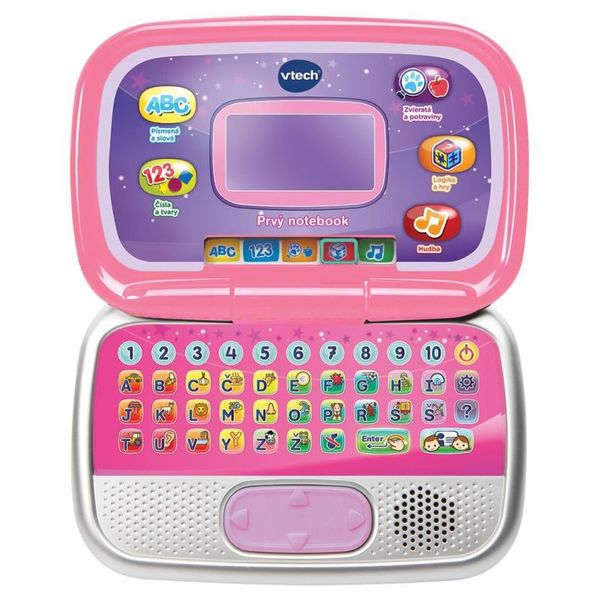 VTECH Můj první notebook - růžový SK