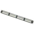 SOLARIX 19" Patch panel 24 x RJ45 CAT5E UTP 150 MH