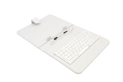AIREN AiTab Leather Case 2 with USB Keyboard 8" WHITE (CZ/SK/DE/UK/US.. layout)