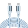 Kabel KRUGER & MATZ KM1269-1BL Basic USB-C/USB-C 1m Blue
