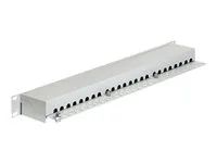 Propojovací panel - CAT 6 - RJ-45 X 24 - světle šedá - 1U - 19"