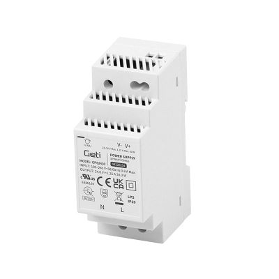 Zdroj spínaný na DIN lištu 24 V / 30 W GETI GPS2430