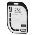 Kabel KRUGER & MATZ KM0337 1x USB 3.0 A konektor / 1x USB 3.0 A konektor 1m