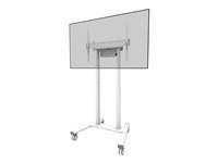 Vozík - pro plochý panel - motorizovaný - uzamykatelný - ocel - bílá - velikost obrazovky: 55"-100" - pro Neomounts AV1-875BL