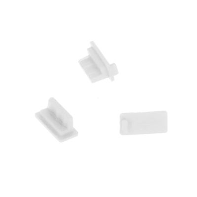 Záslepka pro konektor USB 10 ks White