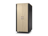 Rozvaděč stojanový - zvukotěsný - AC 230 V - javor - 32U - 19"