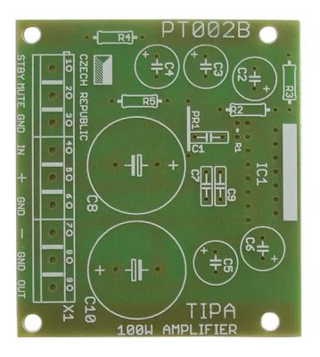 Plošný spoj TIPA PT002B PT003B PT005 PT006 Zesilovač 100W s TDA729x