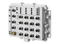 Cisco Industrial Ethernet 2000 IP67 Series - Přepínač - řízený - 16 x 10/100 (PoE+) + 2 x 10/100/1000 - pro připevnění na zeď - PoE+