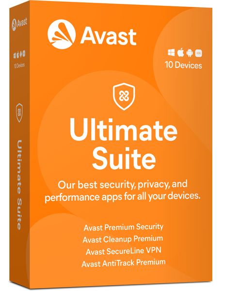 AVAST Ultimate MD up to 10 connections 2Y
