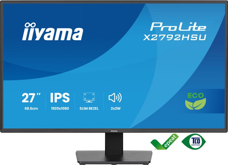 iiyama ProLite/X2792HSU-B1/27"/IPS/FHD/120Hz/3ms/Černá/3R