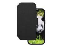 Pouzdro s klopou pro mobilní telefon - kompatibilita s MagSafe - kůže full-grain - černá - pro Apple iPhone 17